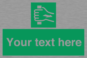 Custom Pull Bar Sign